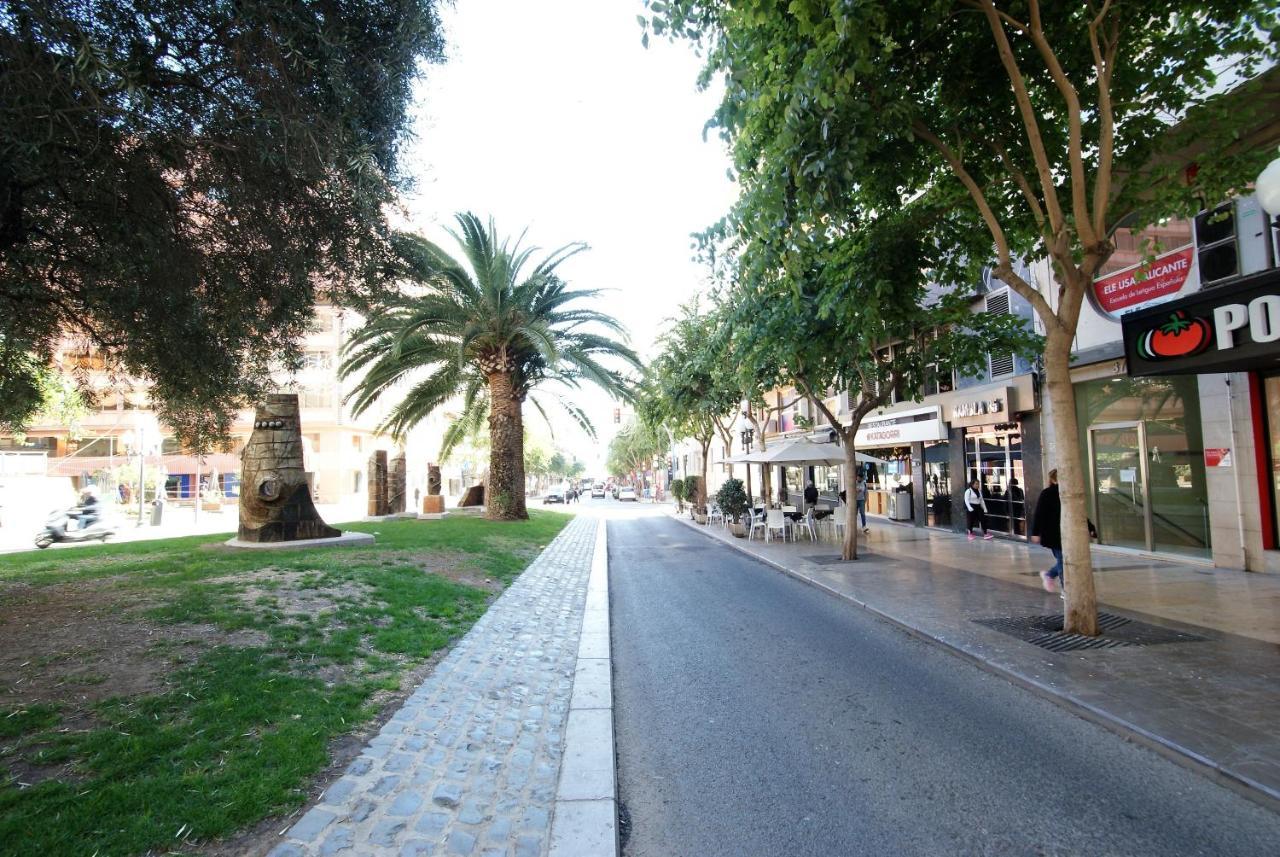 Lujoso Y Espacioso Piso En El Corazon De Alicante Con Hidromasaje Appartement Buitenkant foto